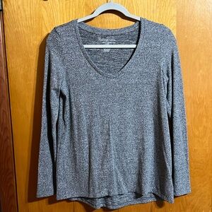 Heather gray plush long sleeve.